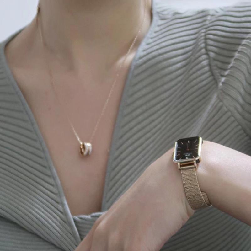 未使用♡Daniel Wellington 腕時計 ゴールド スクエア レディーススクエア腕時計 | DW