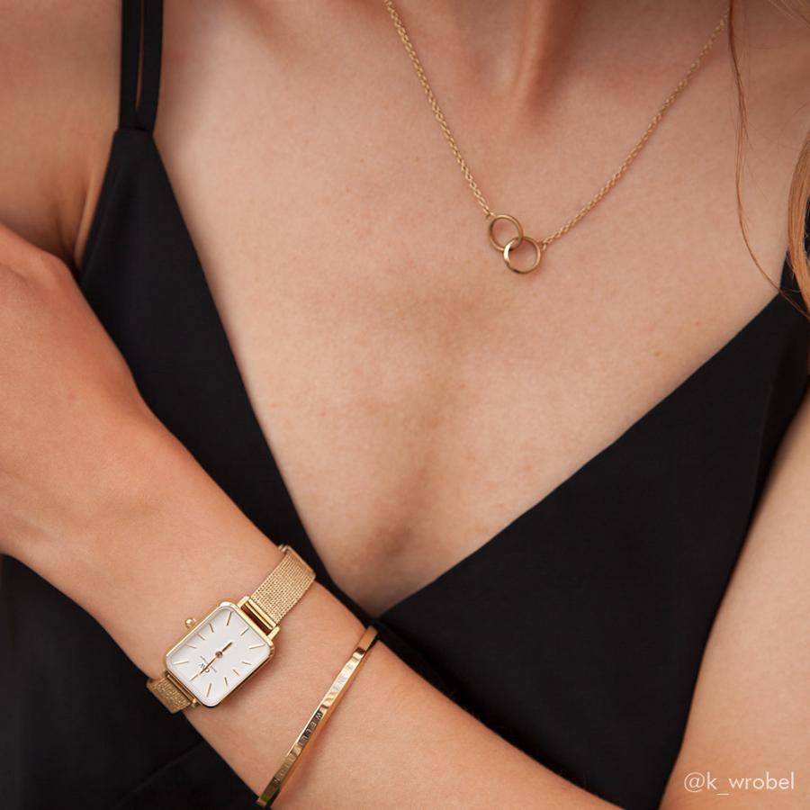 ＼MAX50%OFFセール／ ＼公式限定2年保証／ ネックレス レディース ダニエルウェリントン DW 公式ショップ 女性 シンプル おしゃれ ダブルリング プレゼントの画像