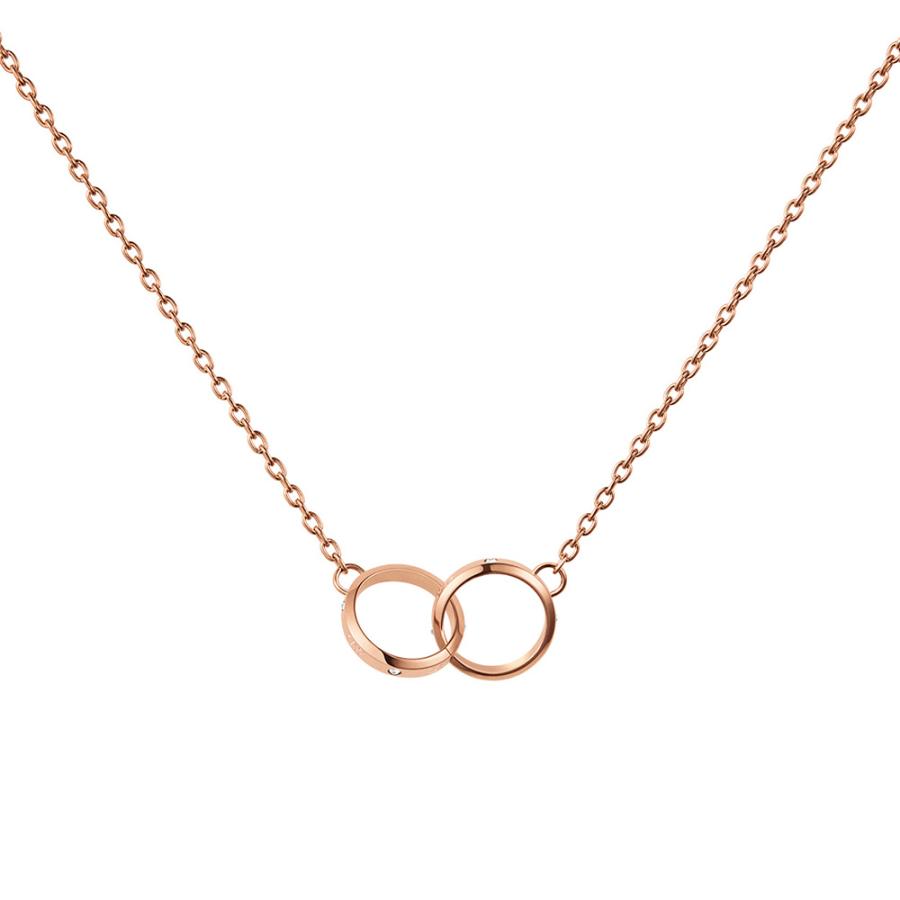 ＼MAX50%OFFセール／ ＼公式限定2年保証／ ネックレス レディース ダニエルウェリントン DW 公式ショップ 女性 シンプル おしゃれ ダブルリング プレゼントの画像