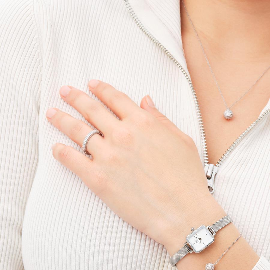 ＼MAX50%OFFセール／ ダニエルウェリントン リング 指輪 Pave Ring 5.0mm レディース 金 銀 ゴールド シルバー 人気 プレゼント ギフト 母の日の画像