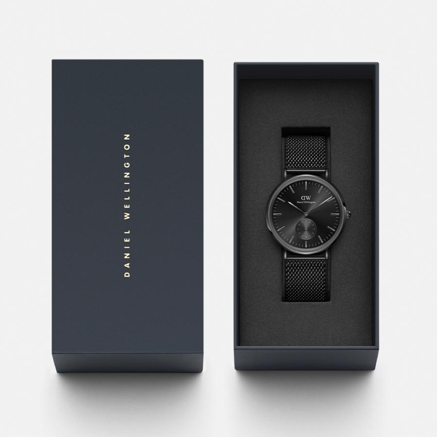 ギフトセット 腕時計 メンズ ダニエルウェリントン DW Classic Multi-Eye 40 Ashfield B Onyx + Classic Bracelet Black Large 時計 ブランド 20代 30代 母の日の画像