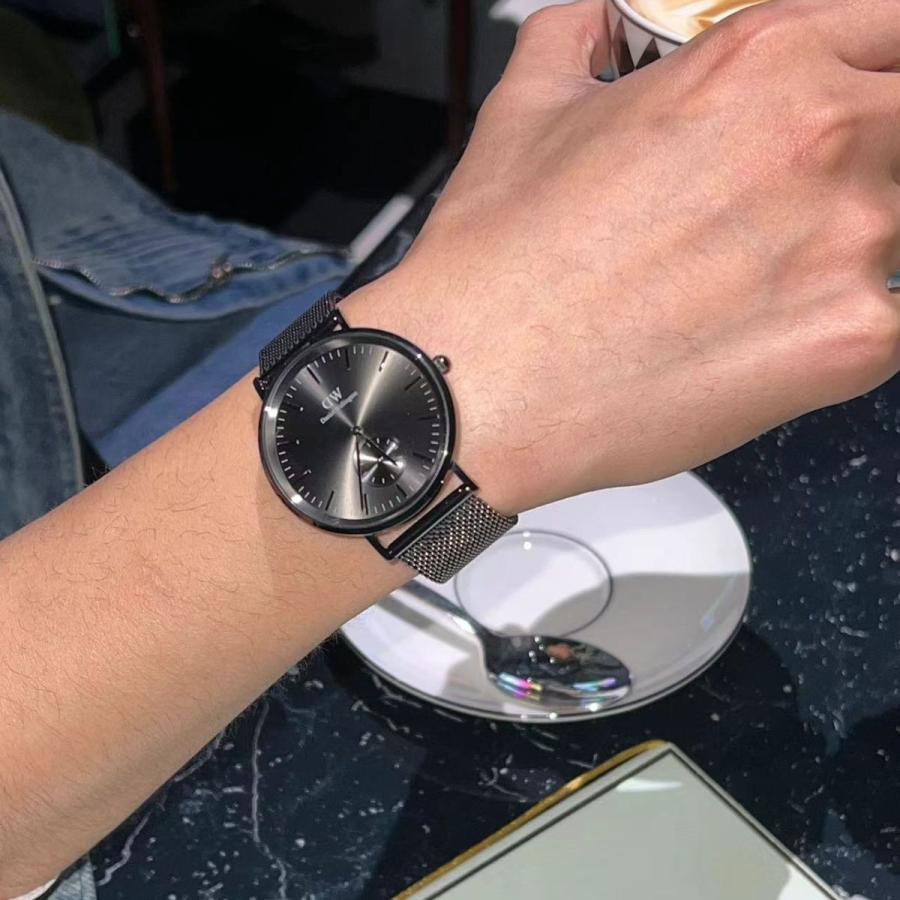 ギフトセット 腕時計 メンズ ダニエルウェリントン DW Classic Multi-Eye 40 Anthracite-Grey + Classic Bracelet Anthracite Grey Large 時計 ブランド 母の日の画像