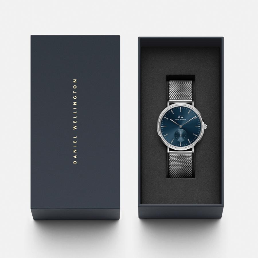 ギフトセット 腕時計 メンズ ダニエルウェリントン DW Classic Multi-Eye 40 Anthracite-Grey + Classic Bracelet Anthracite Grey Large 時計 ブランド 母の日の画像