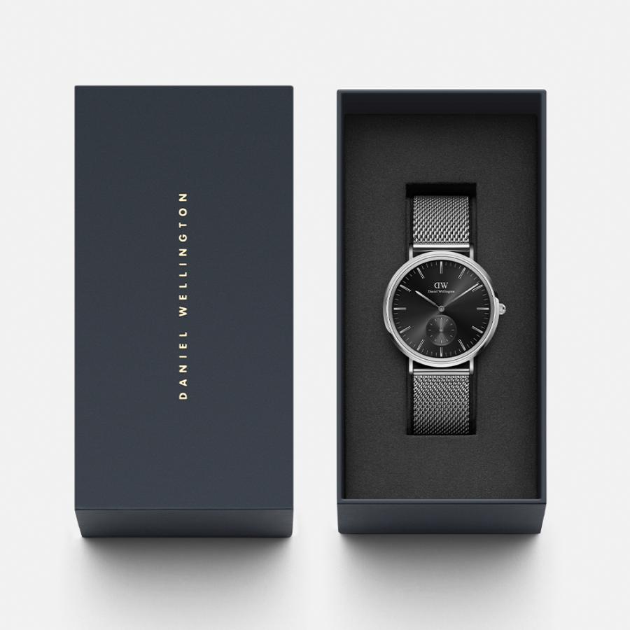 ギフトセット 腕時計 メンズ ダニエルウェリントン DW Classic Multi-Eye 40 Anthracite-Grey + Classic Bracelet Anthracite Grey Large 時計 ブランド 母の日の画像