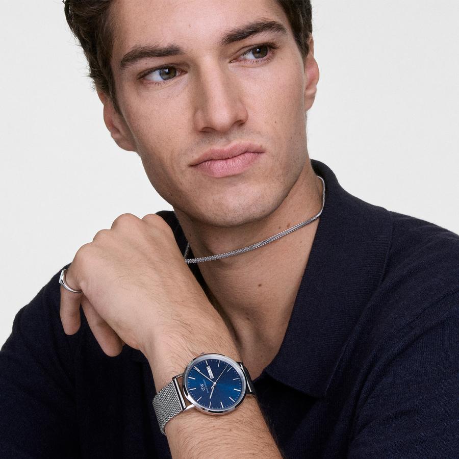 Daniel Wellington ダニエルウェリントン DW 腕時計 Classic Day Display シルバー ローズゴールド 母の日の画像