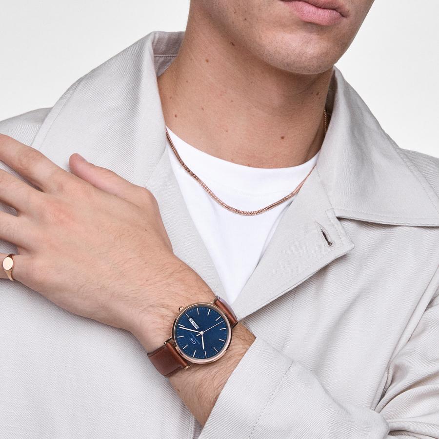Daniel Wellington ダニエルウェリントン DW 腕時計 Classic Day Display シルバー ローズゴールド 母の日の画像