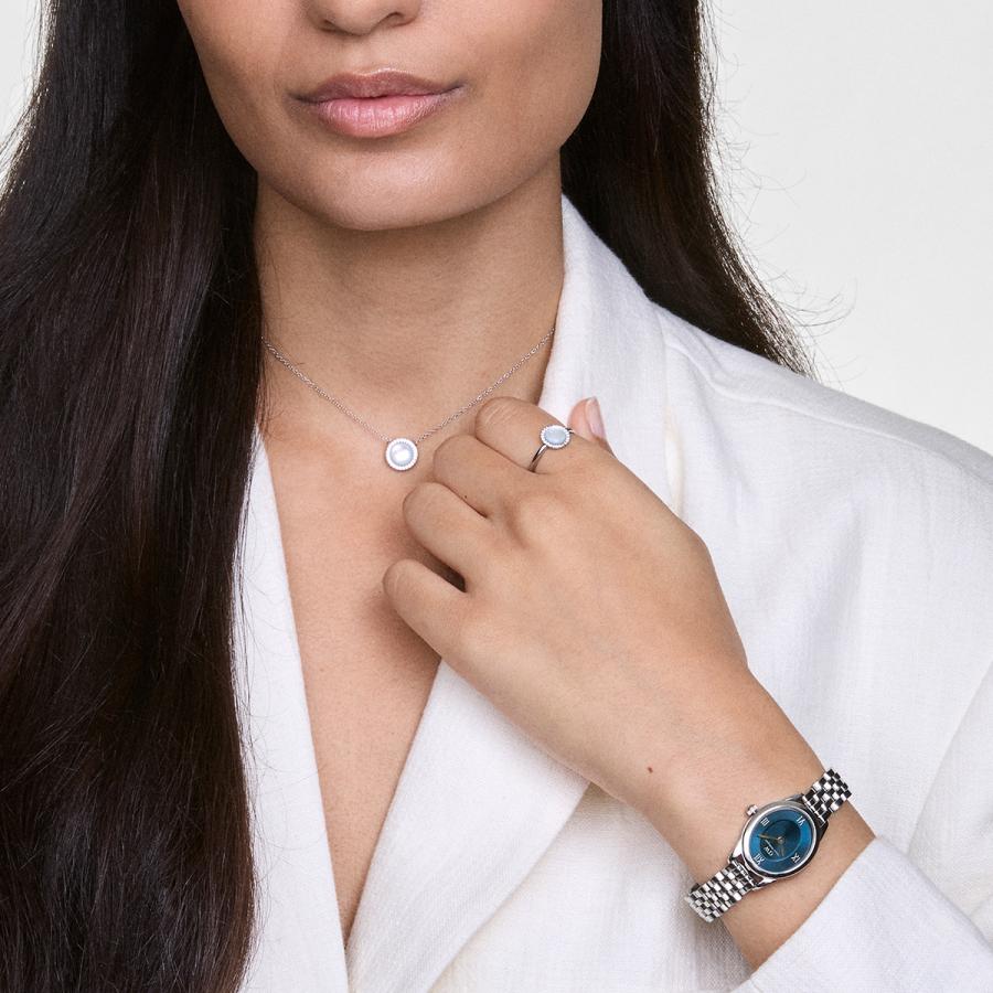 ＼MAX50%OFFセール／ Daniel Wellington ダニエルウェリントン DW 腕時計 Ophelia Mini シルバー ローズゴールド ステンレス 上品 母の日の画像