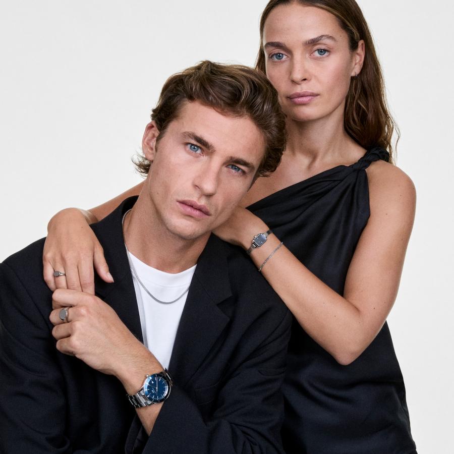 ＼MAX50%OFFセール／ Daniel Wellington ダニエルウェリントン レディース ネックレス Tide Mesh Necklace 金 銀 黒 母の日の画像