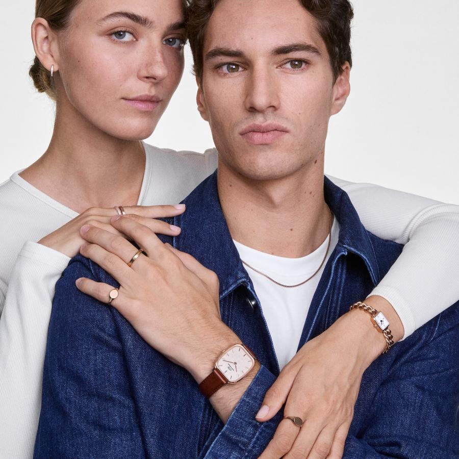 ＼MAX50%OFFセール／ Daniel Wellington ダニエルウェリントン レディース ネックレス Tide Mesh Necklace 金 銀 黒 母の日の画像