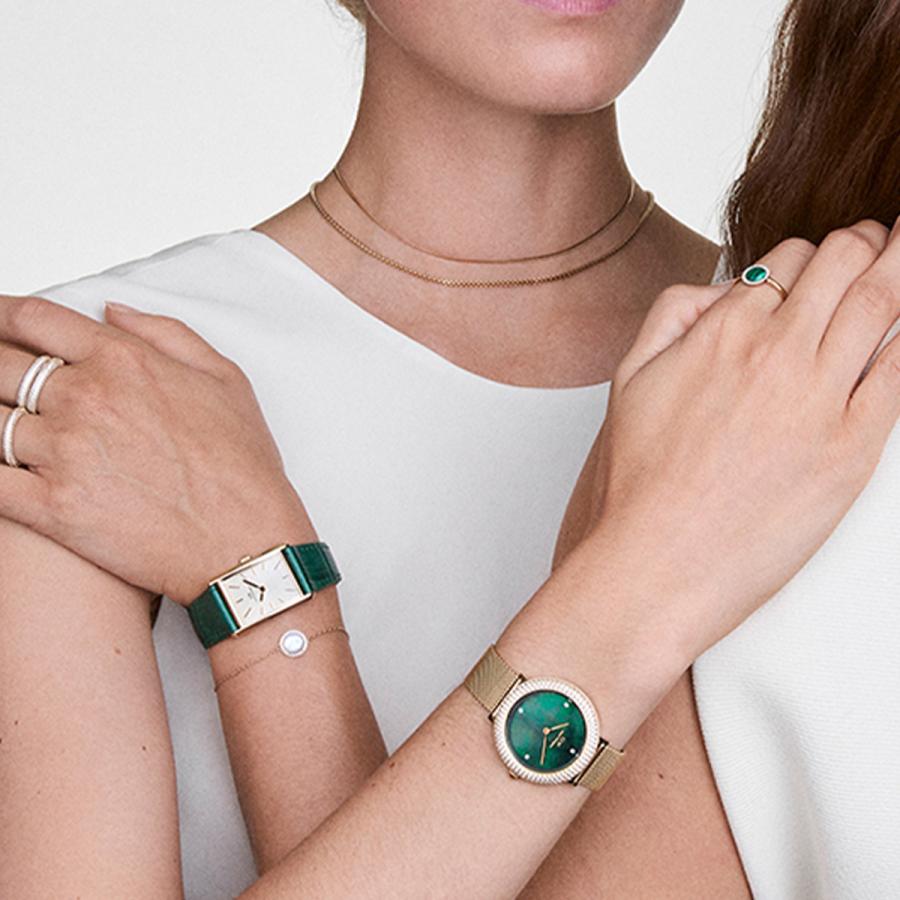 Daniel Wellington ダニエルウェリントン DW 腕時計 Crystalline Bezel シルバー ローズゴールド 母の日の画像