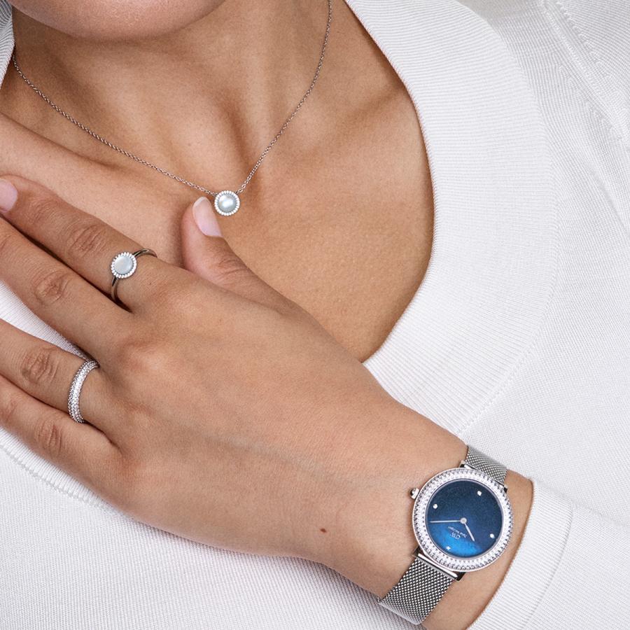 Daniel Wellington ダニエルウェリントン DW 腕時計 Crystalline Bezel シルバー ローズゴールド 母の日の画像
