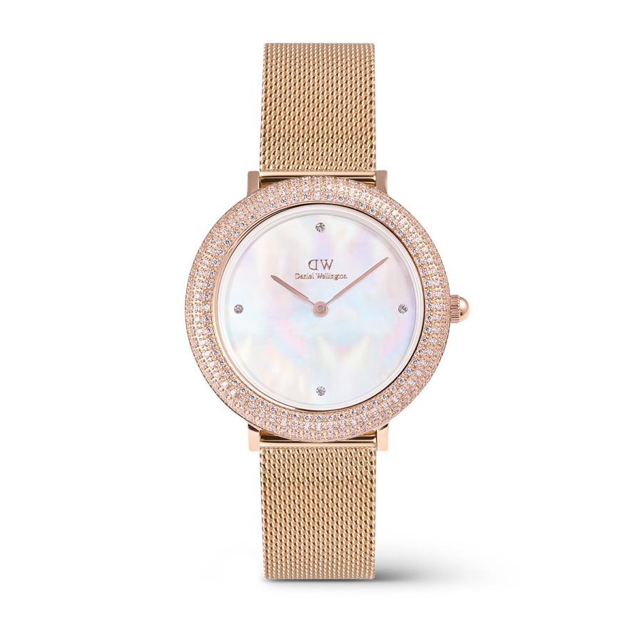 Daniel Wellington ダニエルウェリントン DW 腕時計 Crystalline Bezel シルバー ローズゴールド 母の日の画像