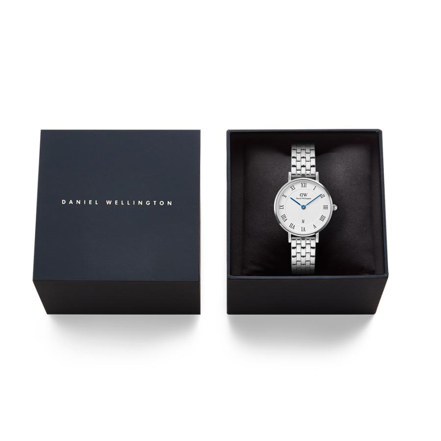 腕時計 レディース ダニエルウェリントン PETITE ROMAN NUMERALS DATE ゴールド シルバー DW 時計 ブランド 母の日の画像