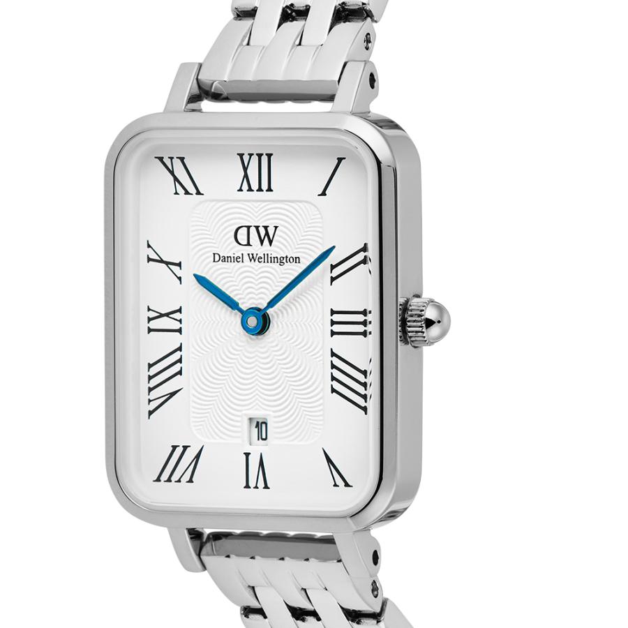 腕時計 レディース ダニエルウェリントン QUADRO ROMAN NUMERALS DATE ゴールド シルバー DW 時計 ブランド 母の日の画像
