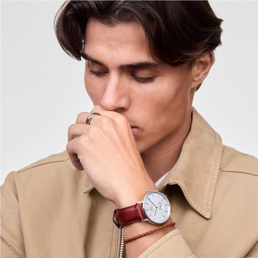 ブレスレット メンズ ダニエルウェリントン DW Braided Leather Bracelet アクセサリー ブランド メンズ 20代 母の日の画像