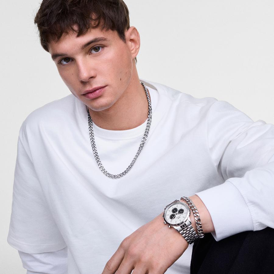 ブレスレット メンズ ダニエルウェリントン DW Ellipse Cuban Chain アクセサリー ブランド メンズ 20代 30代 母の日の画像