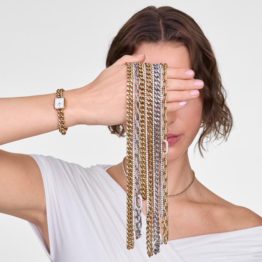 ブレスレット メンズ ダニエルウェリントン DW Ellipse Cuban Chain アクセサリー ブランド メンズ 20代 30代 母の日の画像