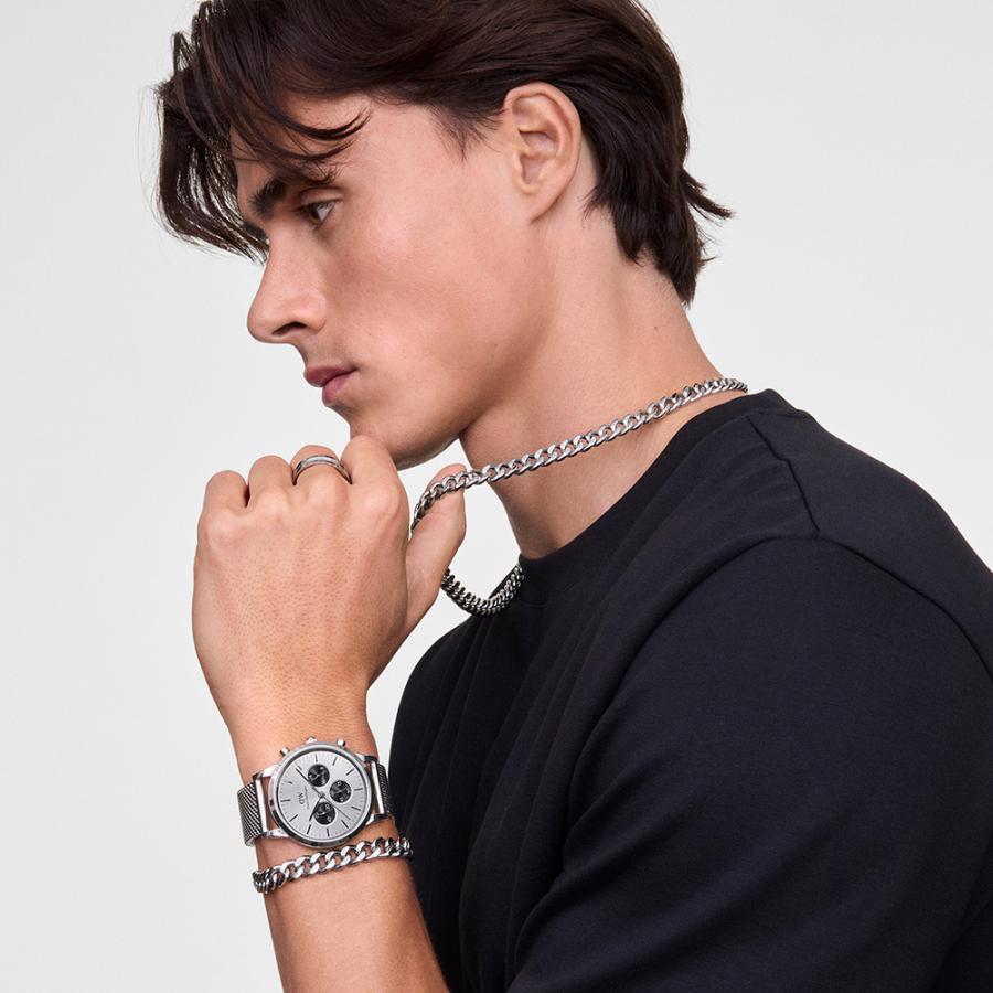 ブレスレット メンズ ダニエルウェリントン DW Ellipse Cuban Chain アクセサリー ブランド メンズ 20代 30代 母の日の画像