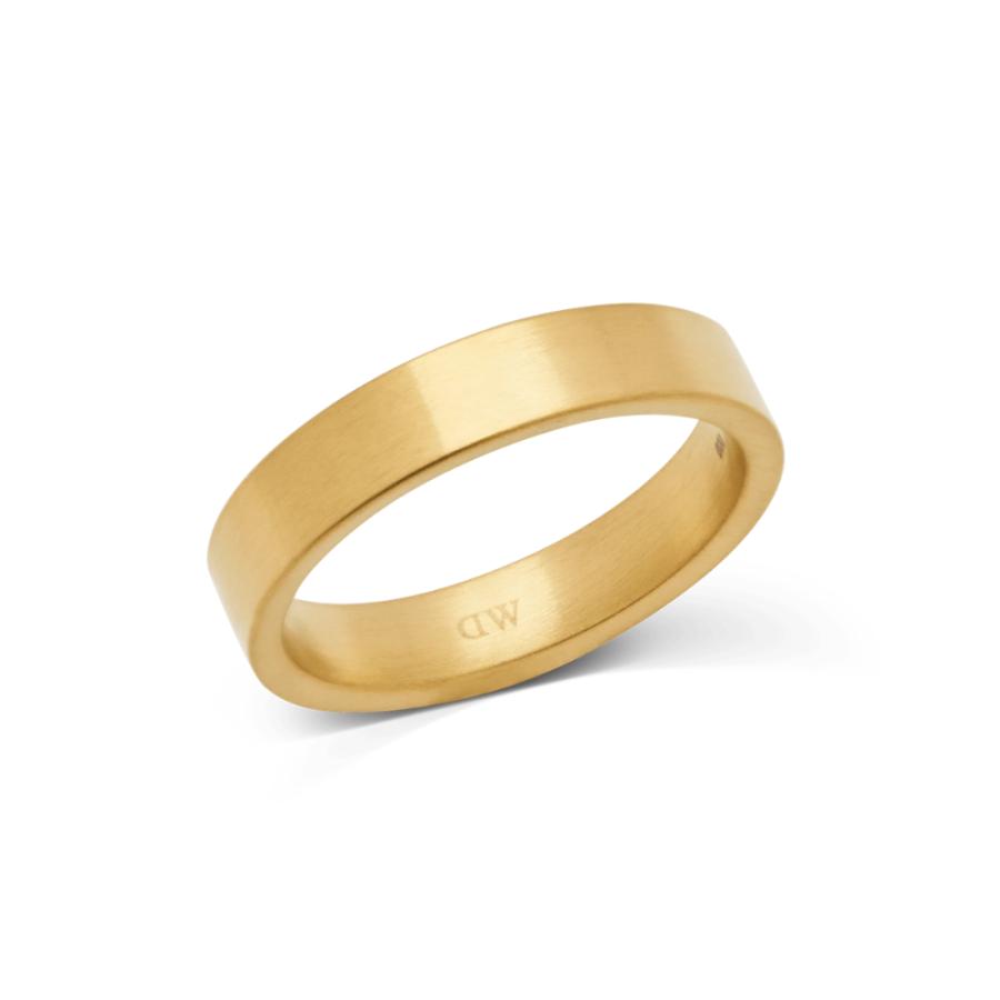 ＼公式限定2年保証／ リング 指輪 Line Ring Brushed 4.5mm メンズ ダニエルウェリントン 金 銀 ゴールド 母の日の画像