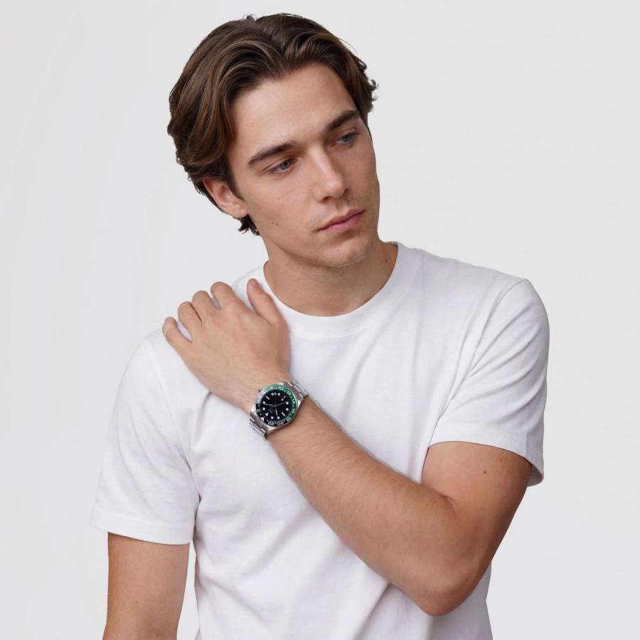＼MAX50%OFFセール／ ダニエルウェリントン 腕時計 メンズ Iconic GMT Link 時計 ブランド DW 20代 30代 40代 おしゃれ 大人 上品 母の日の画像
