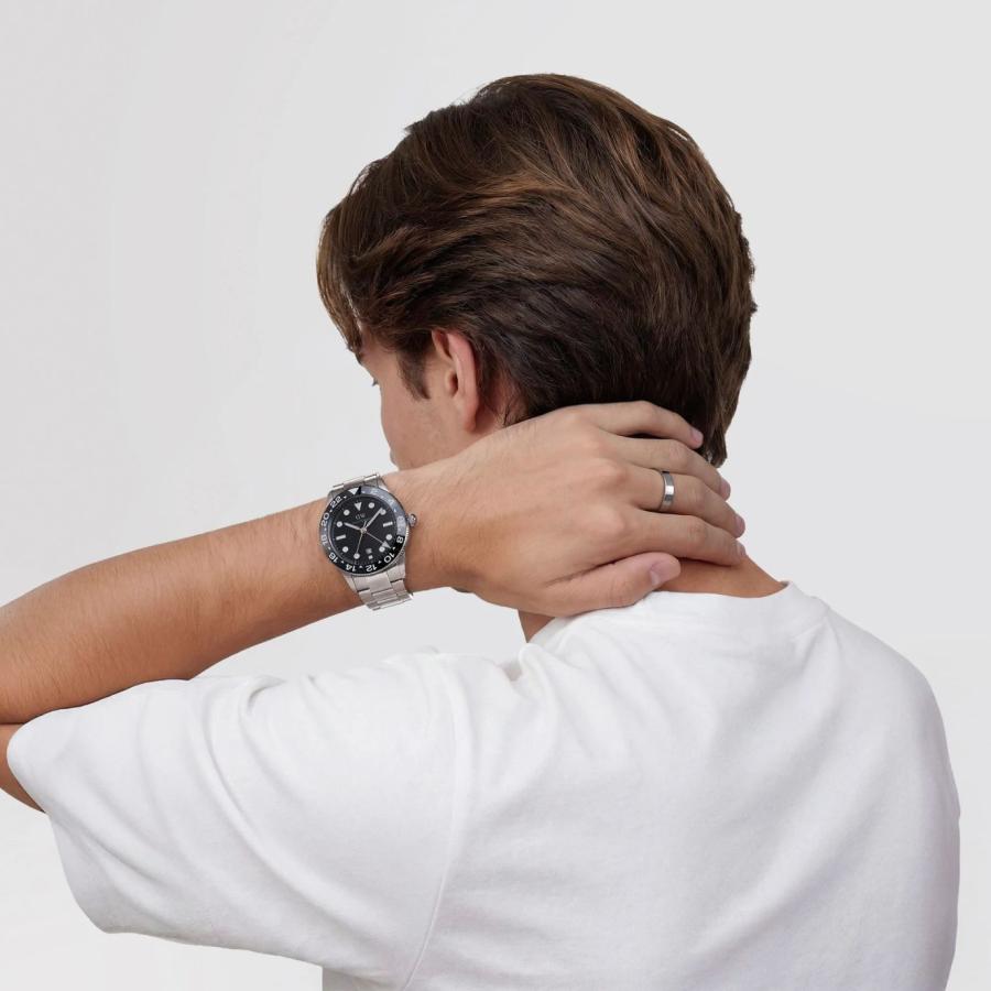 ＼MAX50%OFFセール／ ダニエルウェリントン 腕時計 メンズ Iconic GMT Link 時計 ブランド DW 20代 30代 40代 おしゃれ 大人 上品 母の日の画像