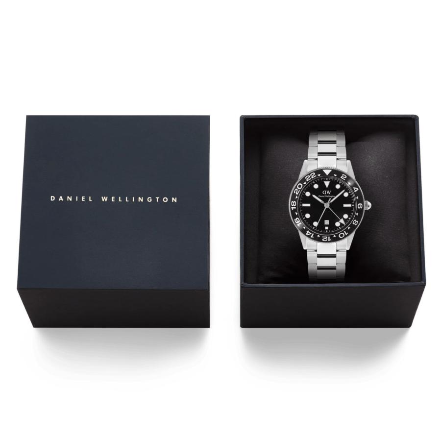 ＼MAX50%OFFセール／ ダニエルウェリントン 腕時計 メンズ Iconic GMT Link 時計 ブランド DW 20代 30代 40代 おしゃれ 大人 上品 母の日の画像