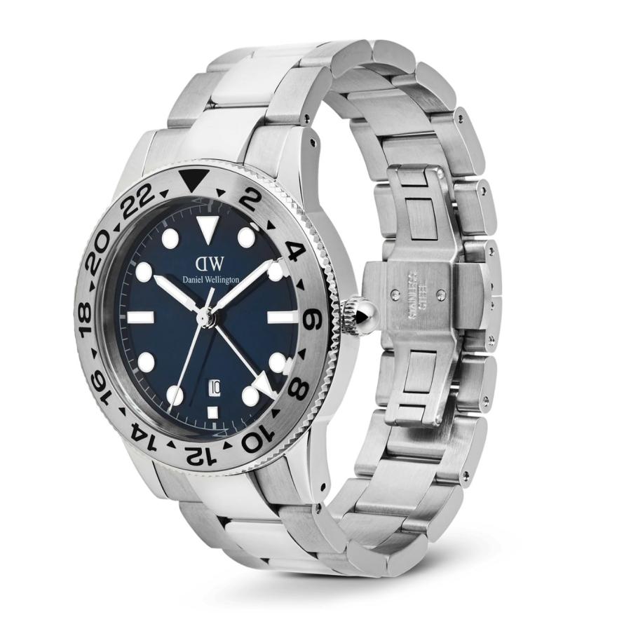 ＼MAX50%OFFセール／ ダニエルウェリントン 腕時計 メンズ Iconic GMT Link 時計 ブランド DW 20代 30代 40代 おしゃれ 大人 上品 母の日の画像