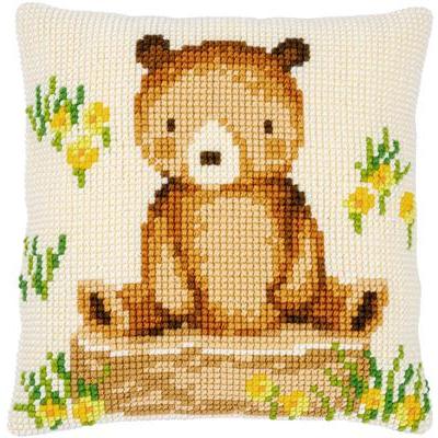 ベルバコ クロスステッチ 刺繍キット 【森の動物のクッション】 動物