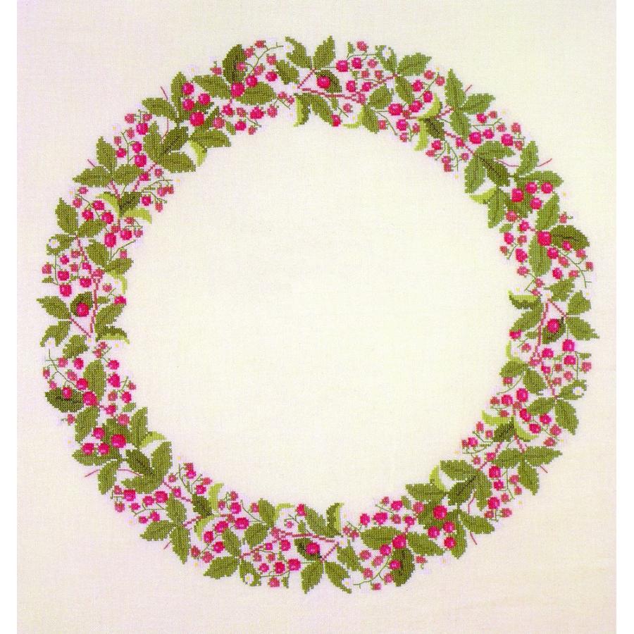 フレメ クロスステッチ 刺繍キット 【SUMMER GARLAND 】 デンマーク 輸入ししゅうキット 066548Danish