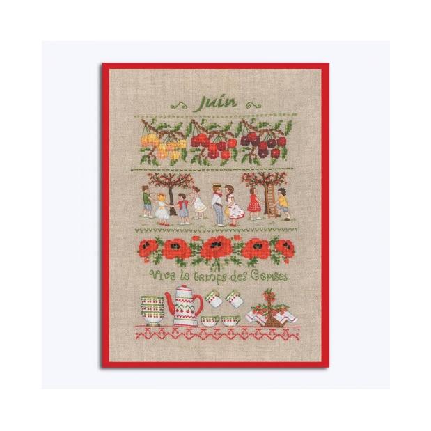 Le Bonheur des Dames クロスステッチ刺繍キット 輸入 【 6月  