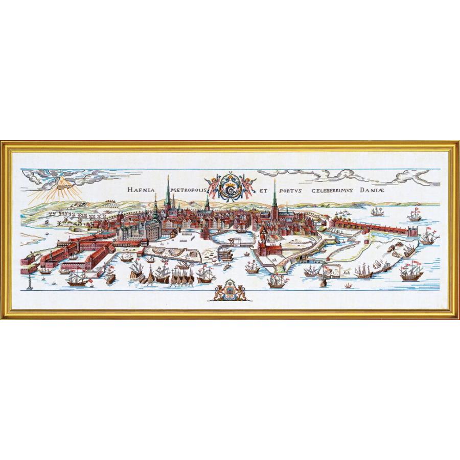 大作 テーブルクロス リネン EVA ROSENSTAND クロスステッチ EVA