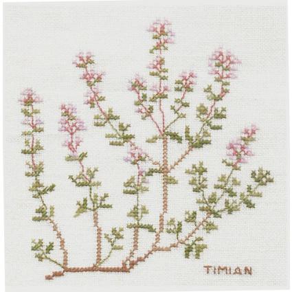 フレメ クロスステッチ 刺繍キット タイム 小さい作品 デンマーク 輸入ししゅうキット 17 4666 Danish Embroidery 通販 Yahoo ショッピング