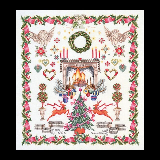 テア グーベルヌール 刺繍キット（アイーダ） 【Christmas Design  】中級者ー上級者向き ☆お取り寄せキット（納期は30-90日程度）