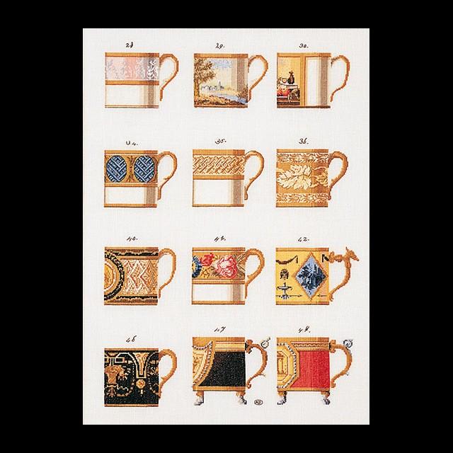 テア　グーベルヌール　刺繍キット（アイーダ） 【Cups】中級者ー上級者向き ☆お取り寄せキット（納期は30-90日程度）