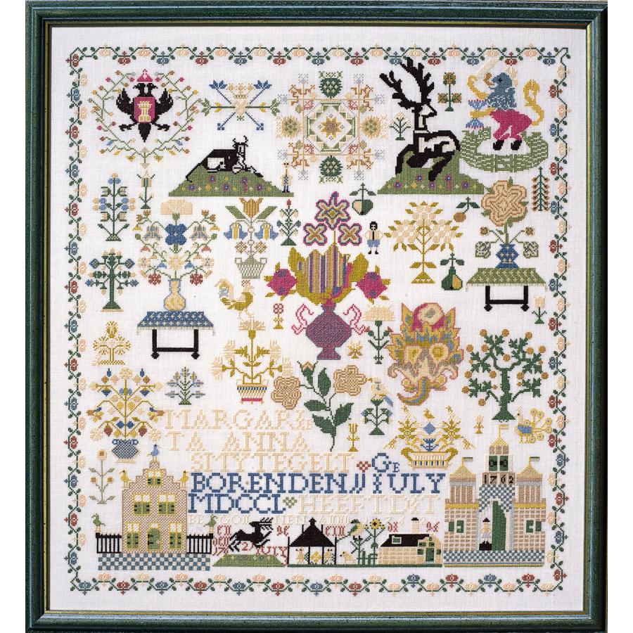 北欧Permin of Copenhagen【 ゼーラント1763 】 クロスステッチ 刺繍