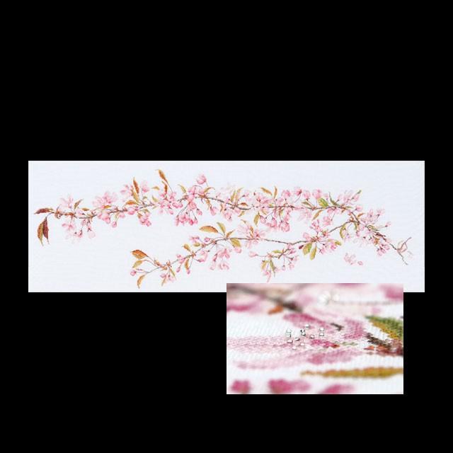 テア　グーベルヌール　刺繍キット（アイーダ） 【Japanese Blossom 】中級者ー上級者向き ☆お取り寄せキット（納期は30-90日程度）