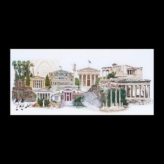 最適な価格 テア グーベルヌール クロスステッチ刺繍キット Athens 中級者ー上級者向き お取り寄せキット 納期は30 90日程度 新発 Kuljic Com