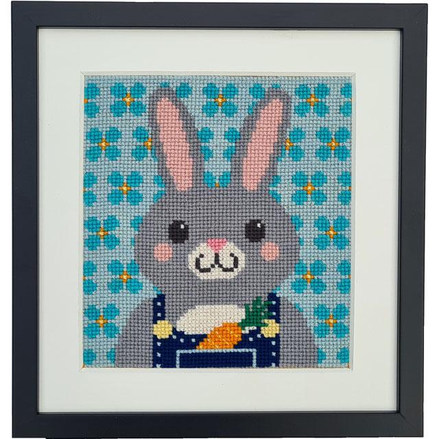 フルジッパー かわいいウールキット 【 the rabbit Christian / ウサギのKresten】 700528Danish