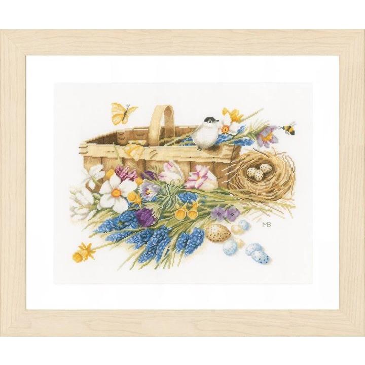 Spring Flowers Basket