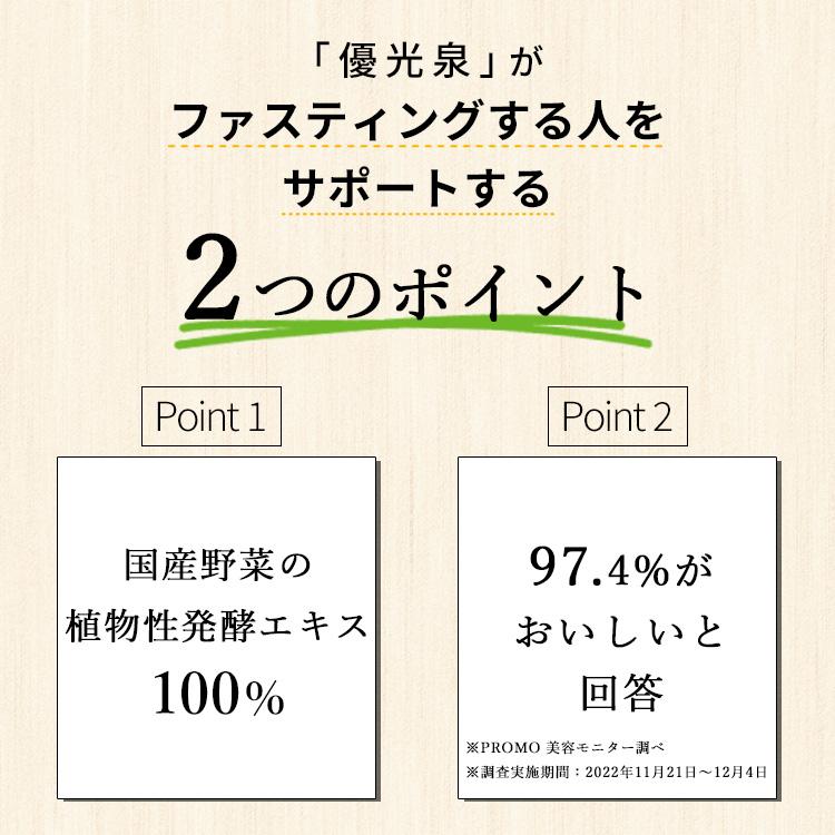 ファスティング 酵素ドリンク ダイエット 国産 置き換え 3日間 断食 セット 断食道場 酵素 ドリンク 回復食 ポケット 優光泉 3日間断食セット_9