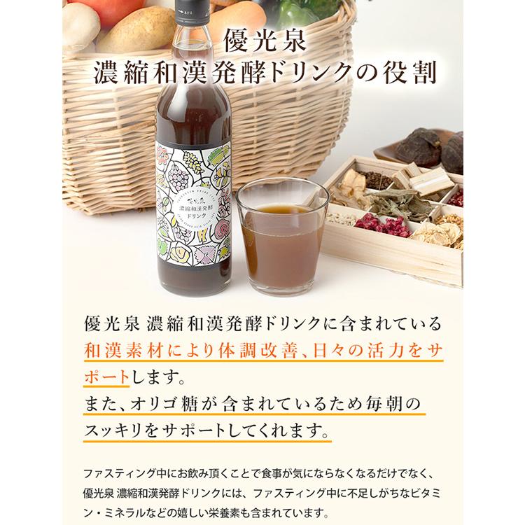 酵素ドリンク 優光泉 濃縮和漢発酵ドリンク2本セット(550ml X 2本)　ファスティングダイエットや16時間断食時の栄養補給に 自宅で断食｜danjiki-dojo｜07