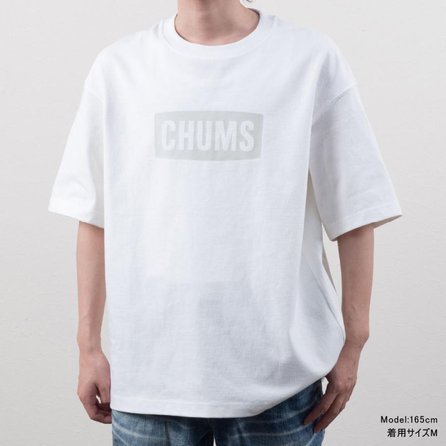 Heavy Weight CHUMS Logo T-shirt ヘビーウエイトTシャツ 半袖 丸首 メンズ レディース ユニセックス 24SUMMER  CH01-2271｜dankuranosuke｜05