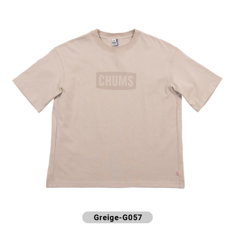 Heavy Weight CHUMS Logo T-shirt ヘビーウエイトTシャツ 半袖 丸首 メンズ レディース ユニセックス 24SUMMER  CH01-2271｜dankuranosuke｜09