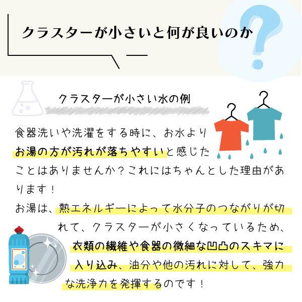 浄水ポット 本体 Re.Cera リセラ 低分子クラスター 浸透水 生成浄水