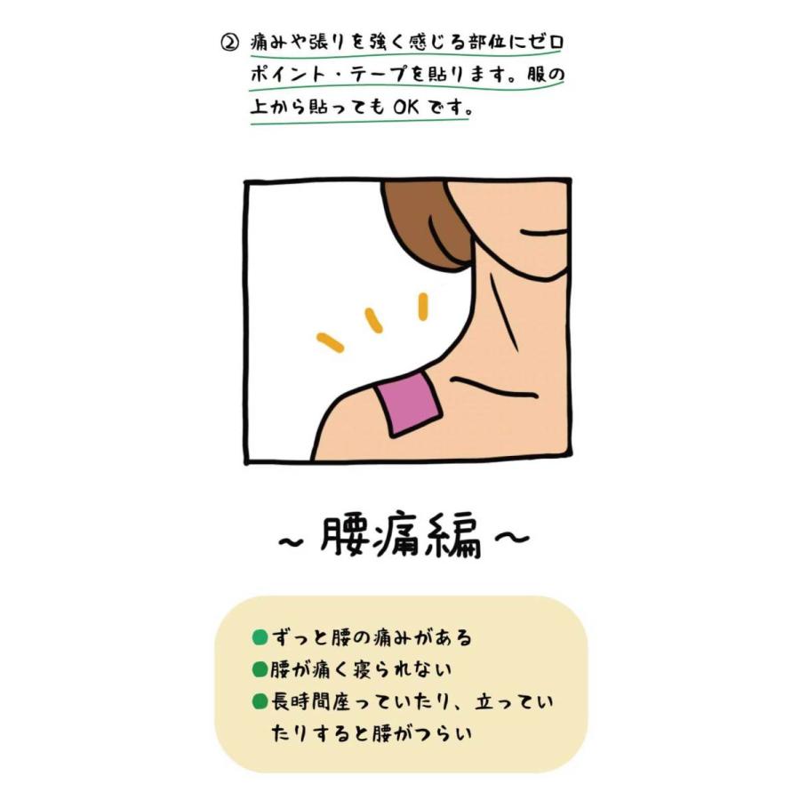 名入れ無料 ゼロポイント 単品販売 テープ 肩こり 腰痛 貼るだけ 簡単
