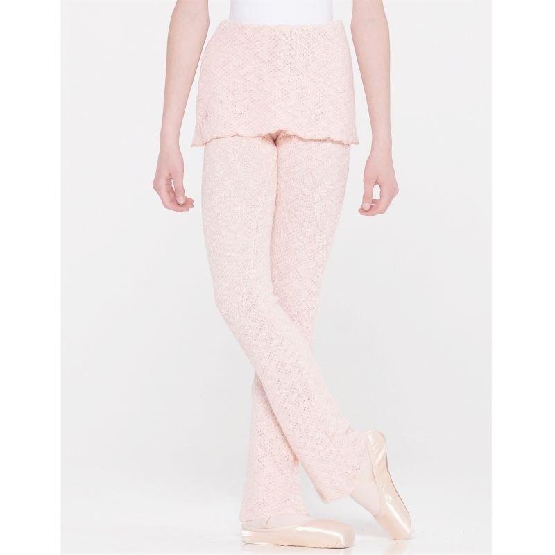 2772円 最大55 Offクーポン ウェアモア Jurka ニットストレートパンツ サーモンピンク アイボリー