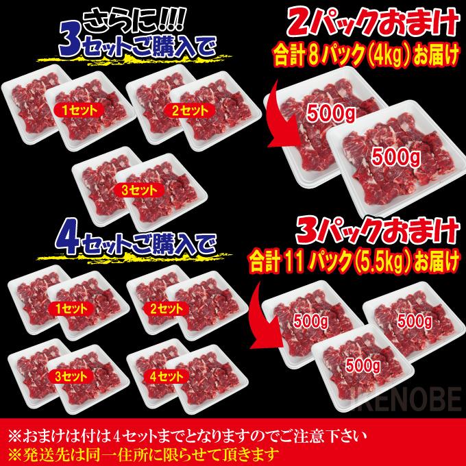 送料無料　国産牛 希少部位めがね 赤身カルビ焼肉用1kg冷凍 500ｇ×2パック 2セット以上購入でお肉増量中 メガネ　お中元　父の日　お歳暮　ギフト　黒毛和牛　｜dansyaku｜10