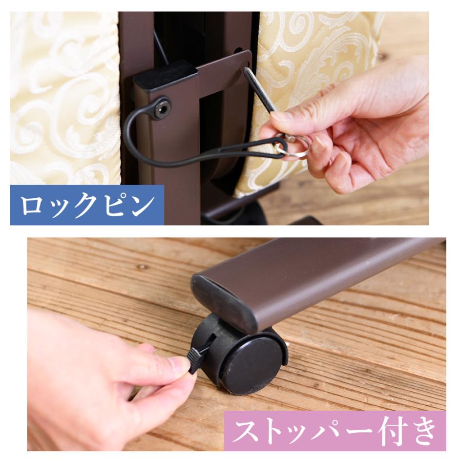 コイルスプリング入り電動ベッド セミシングル 電動