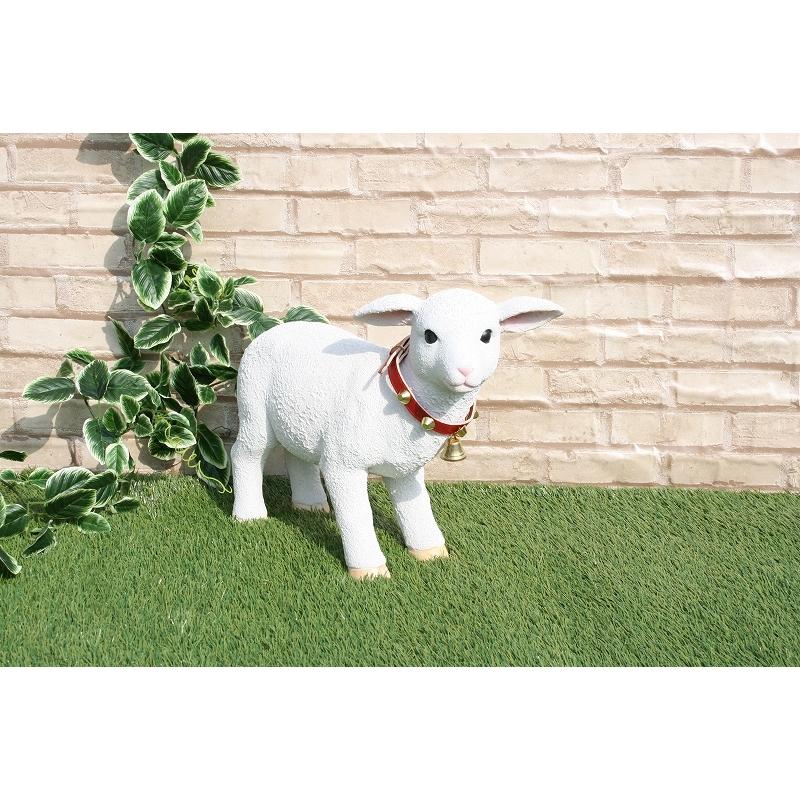 ガーデンオーナメント 子羊 子ヤギ セット リアル 置物 庭 かわいい 本物そっくり おしゃれ オブジェ 外国風 当店の記念日 牧場 動物 ガーデニング