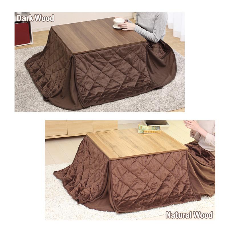 1人〜2人用こたつ　ほぼ新品布団セット　折りたたみ可 こたつセット こたつテーブル + ふとん 2点セット 68×68 正方形 こたつ